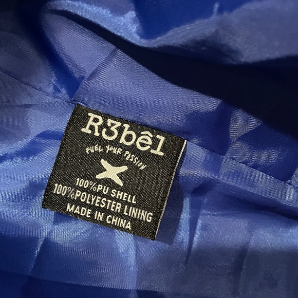 Rebel Jacket Rare / Vintage Fuel Your Passion Size M R3bel - Picture 10 of 11